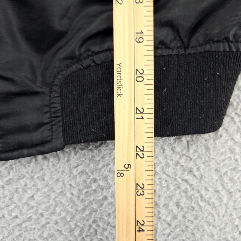 Southpole Jacket Womens Medium Black Long Sleeve Polyester Bomber Windbreaker - Picture 11 of 11